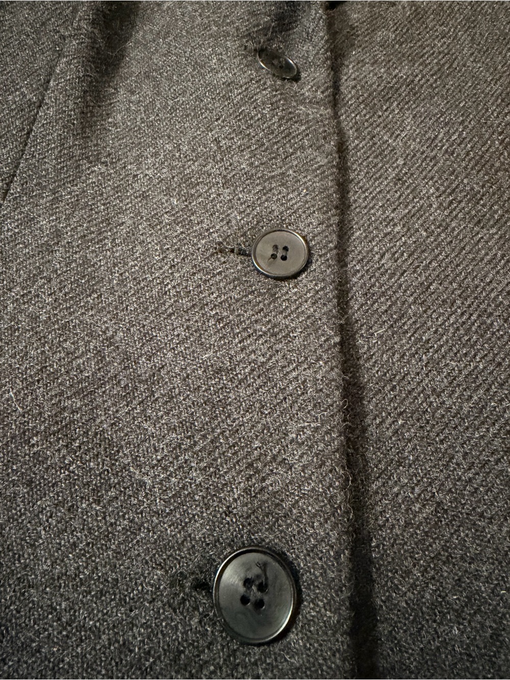 Limited America Charcoal Gray Women's Tailored Wool-Blend Blazer 2 - Picture 9 of 14